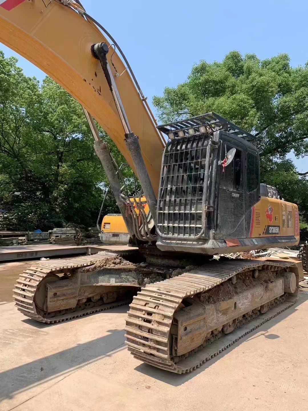 Used Second-Hand Construction Machinery SY365H Excavator Crawler Excavator36Ton Large Excavator