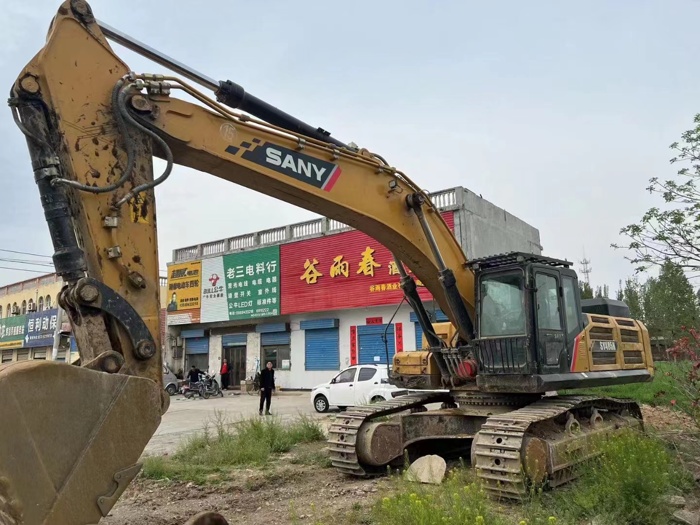 Used Second-Hand SY485H Digger Excavator