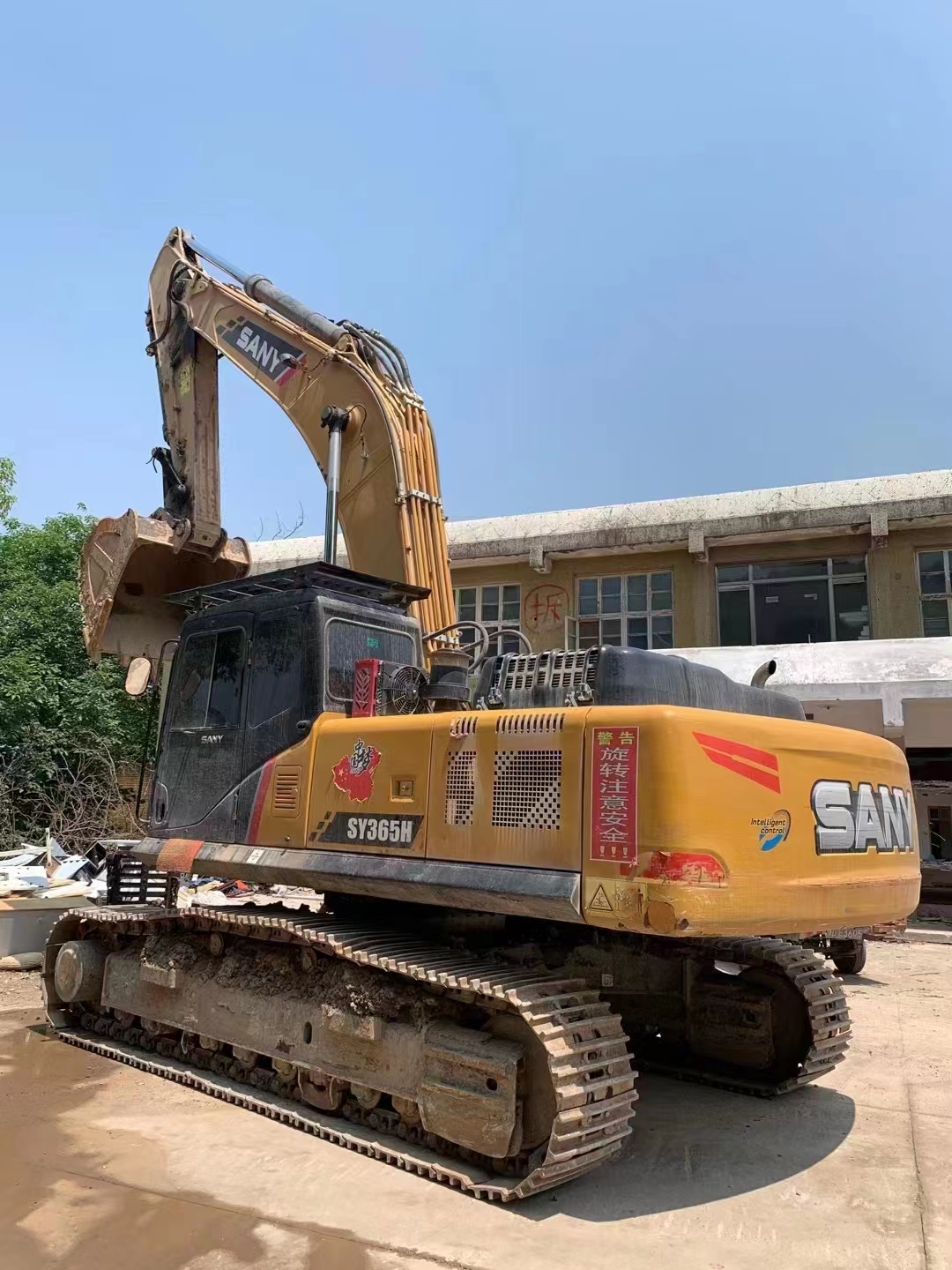 Used Second-Hand Construction Machinery SY365H Excavator Crawler Excavator36Ton Large Excavator