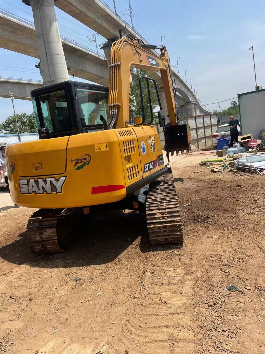 Used Second-Hand SY75C Crawler Excavator Nearly New 