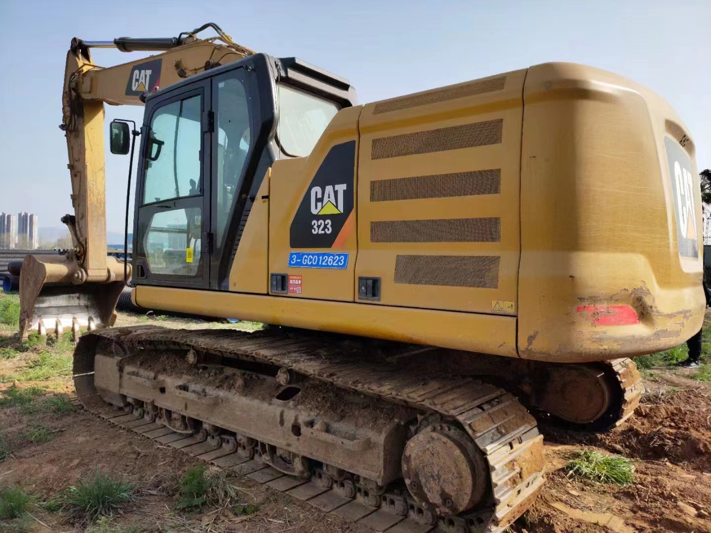 Used Second-Hand CAT320 323 Crawler Excavator 