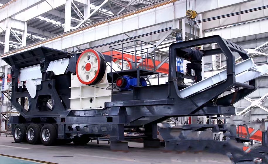 Used Second Hand Jaw Crusher Jawbreaker Tire Type Mobile Crushing Plant