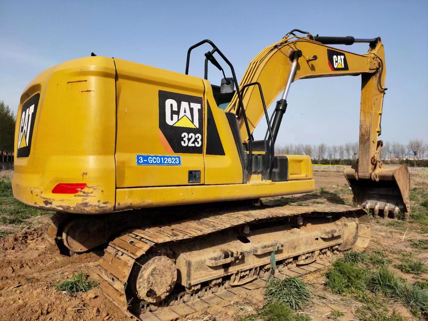 Used Second-Hand CAT320 323 Crawler Excavator 