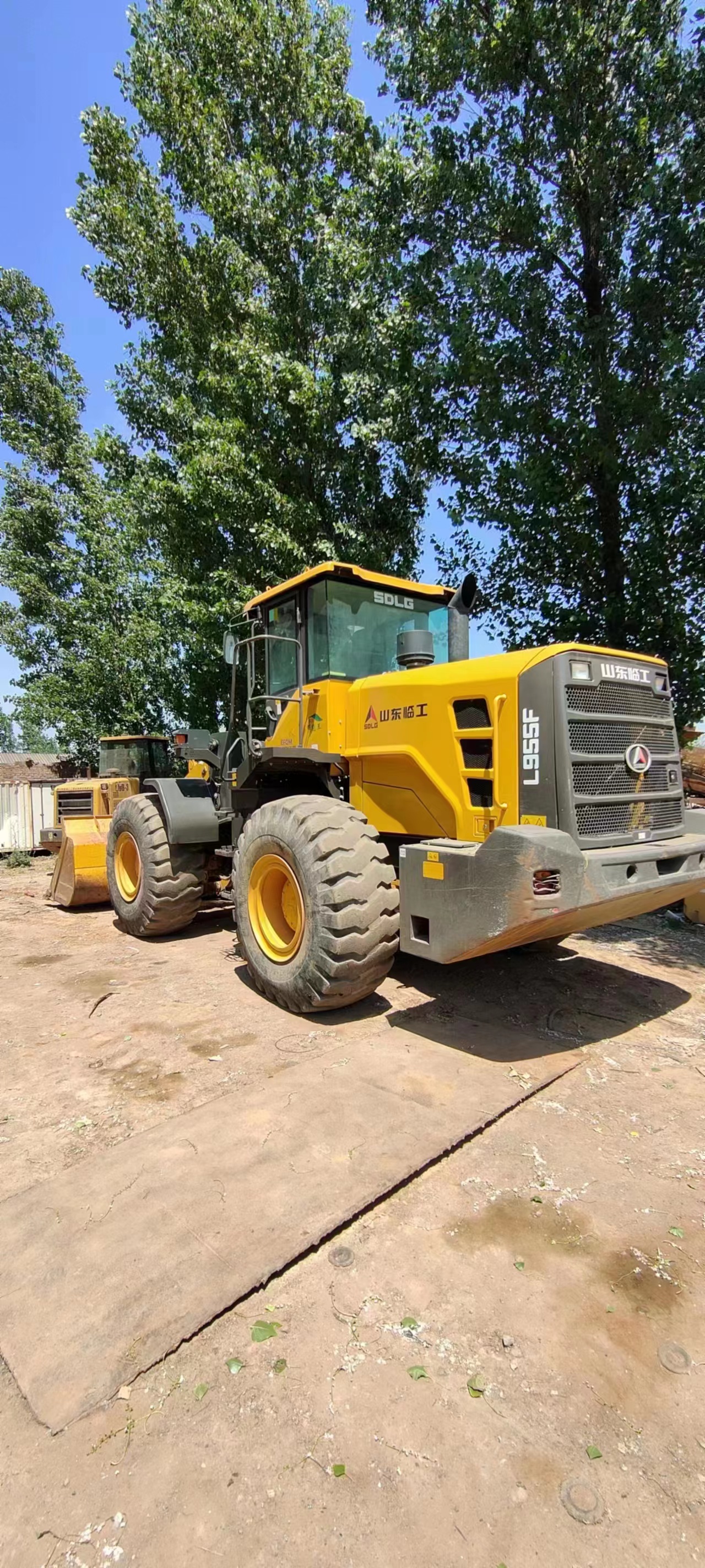  Used Second-Hand L955F Wheel Loader for Construction